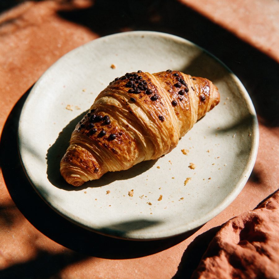 Croissant relleno cacao avellana